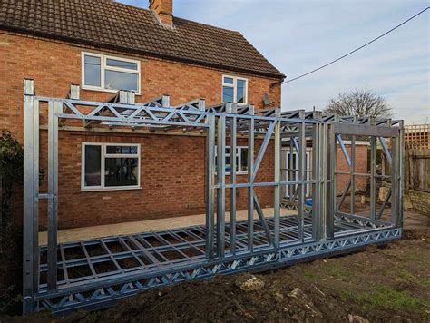 metal frame house extension|3 week modular home extensions.